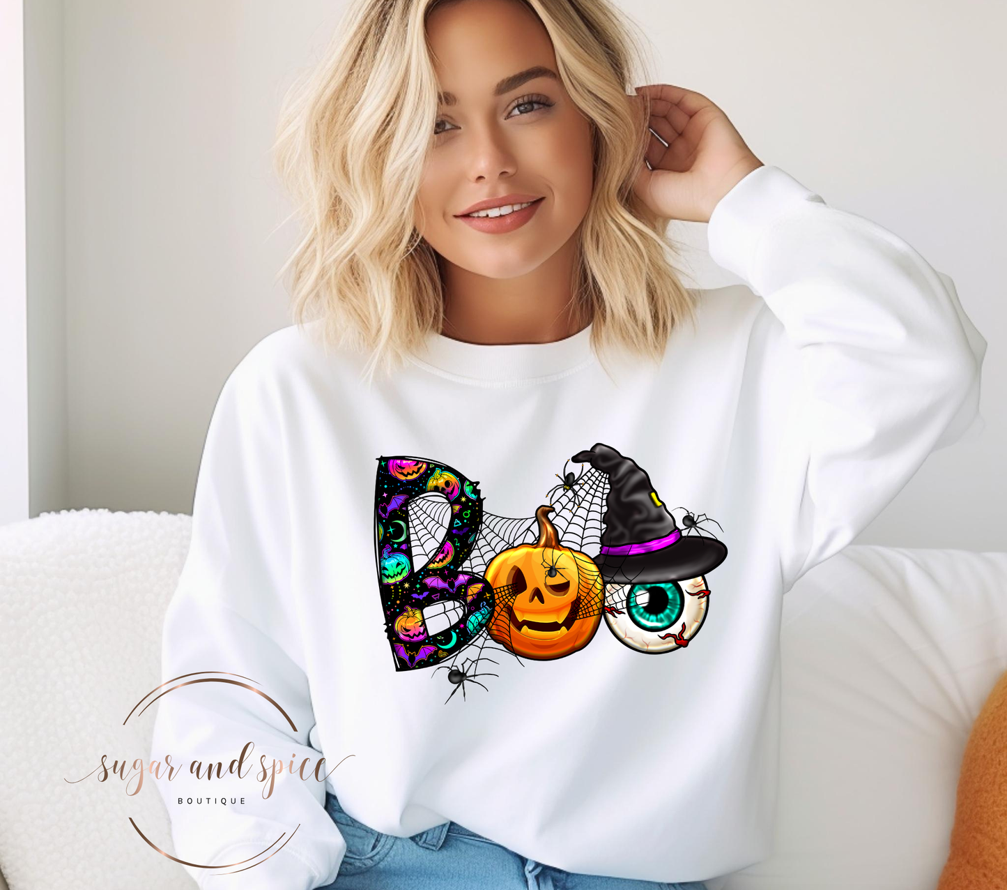 Boo Crewneck Sweatshirt