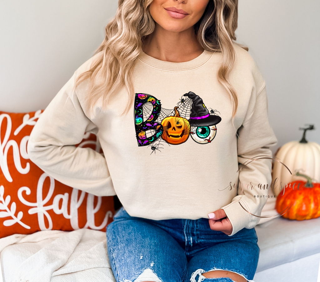 Boo Crewneck Sweatshirt