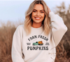 Farm Fresh Pumpkins Crewneck Sweatshirt