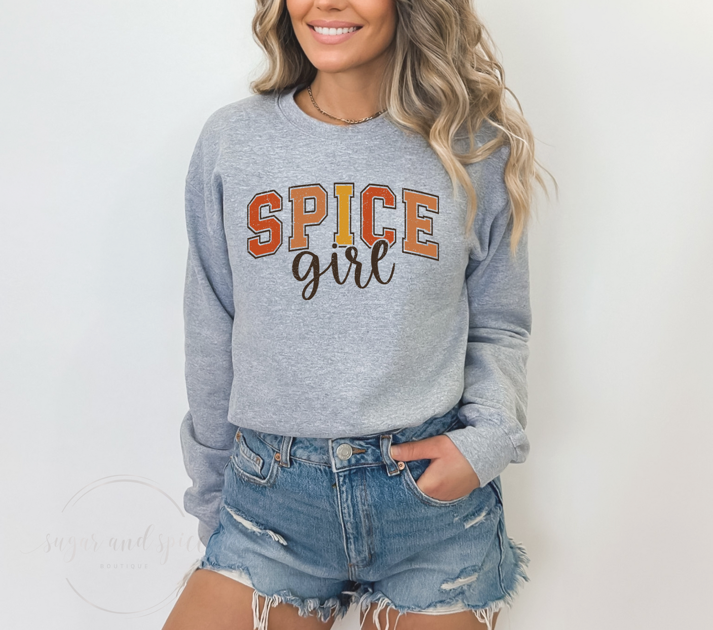 Spice Girl Crewneck Sweatshirt