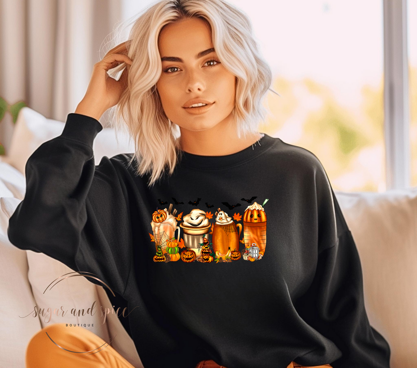 Fall Coffee Crewneck Sweatshirt