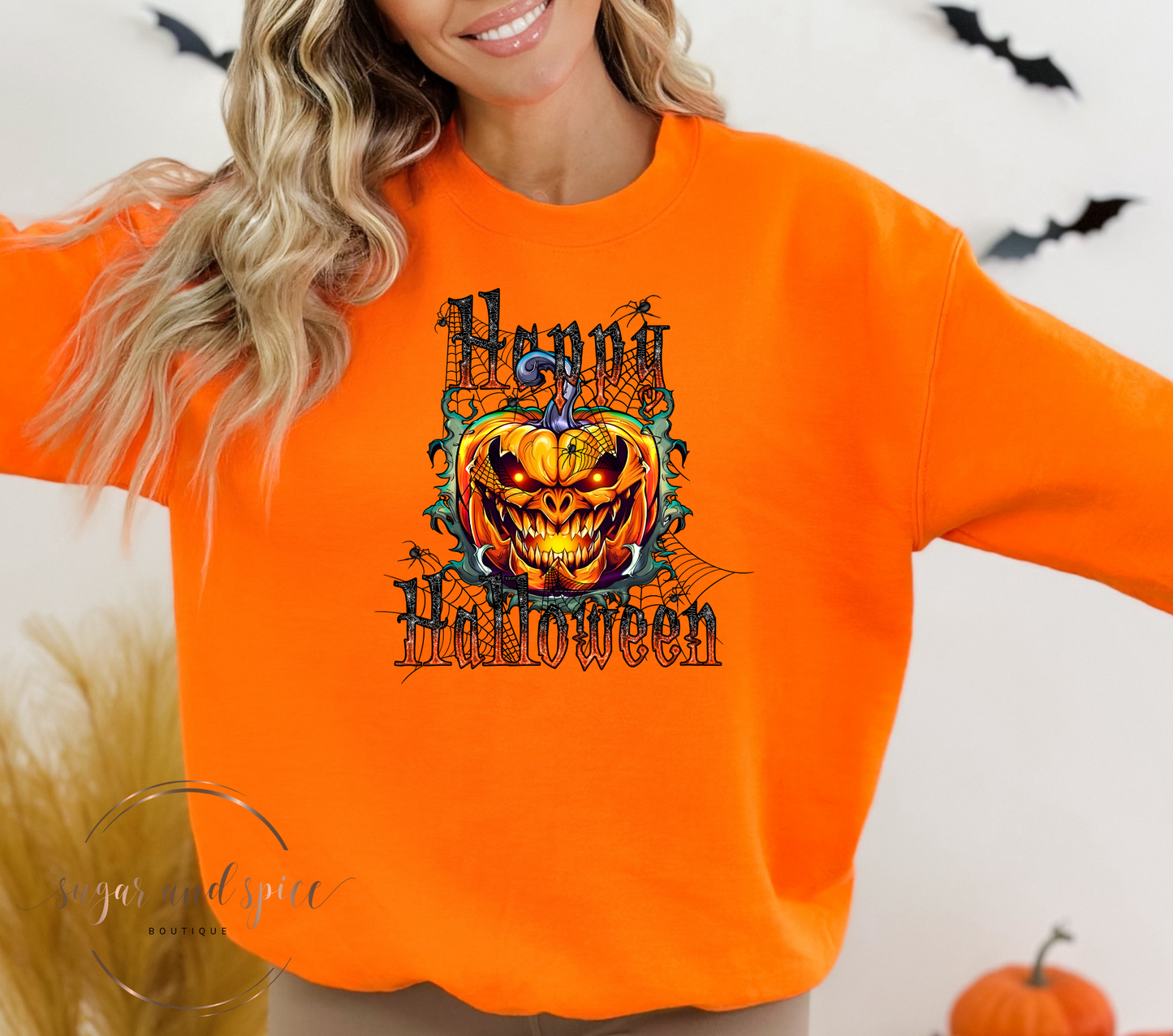 Happy Halloween Crewneck Sweatshirt