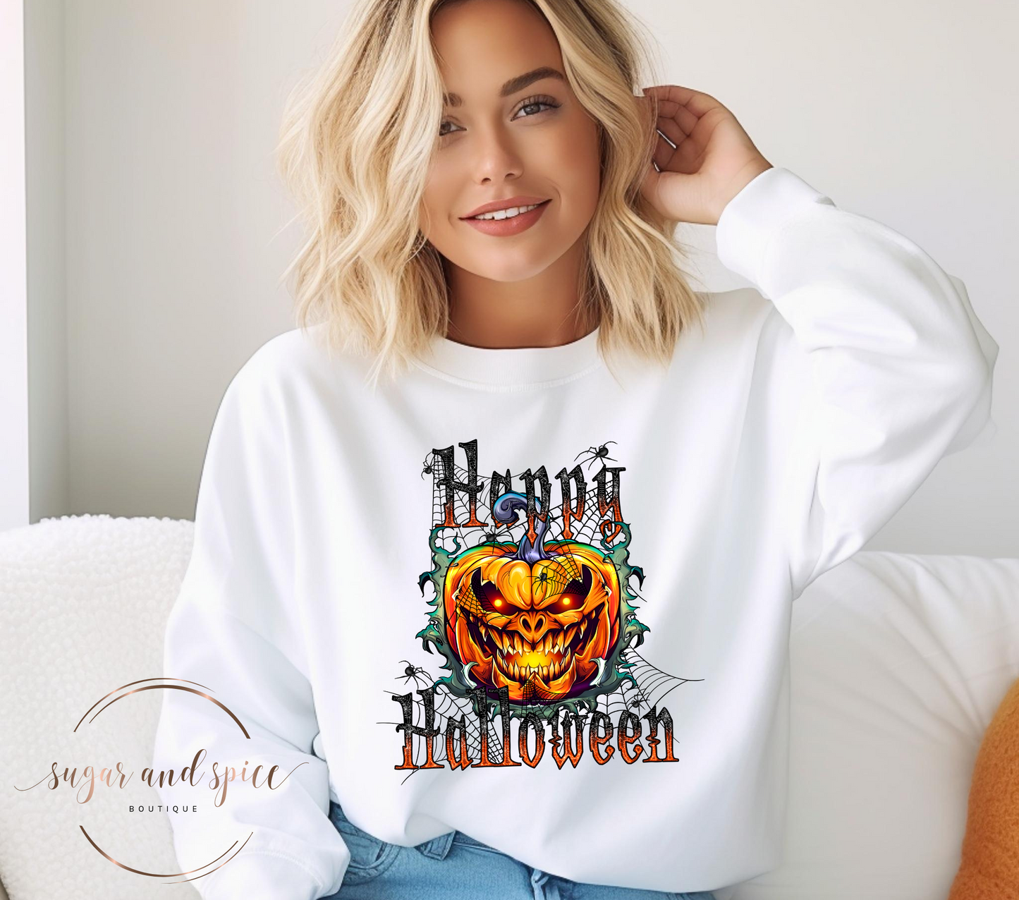 Happy Halloween Crewneck Sweatshirt