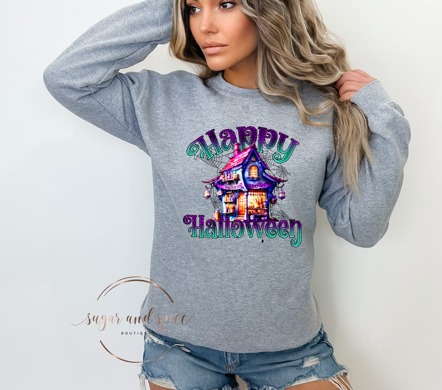 Happy Halloween Crewneck Sweatshirt