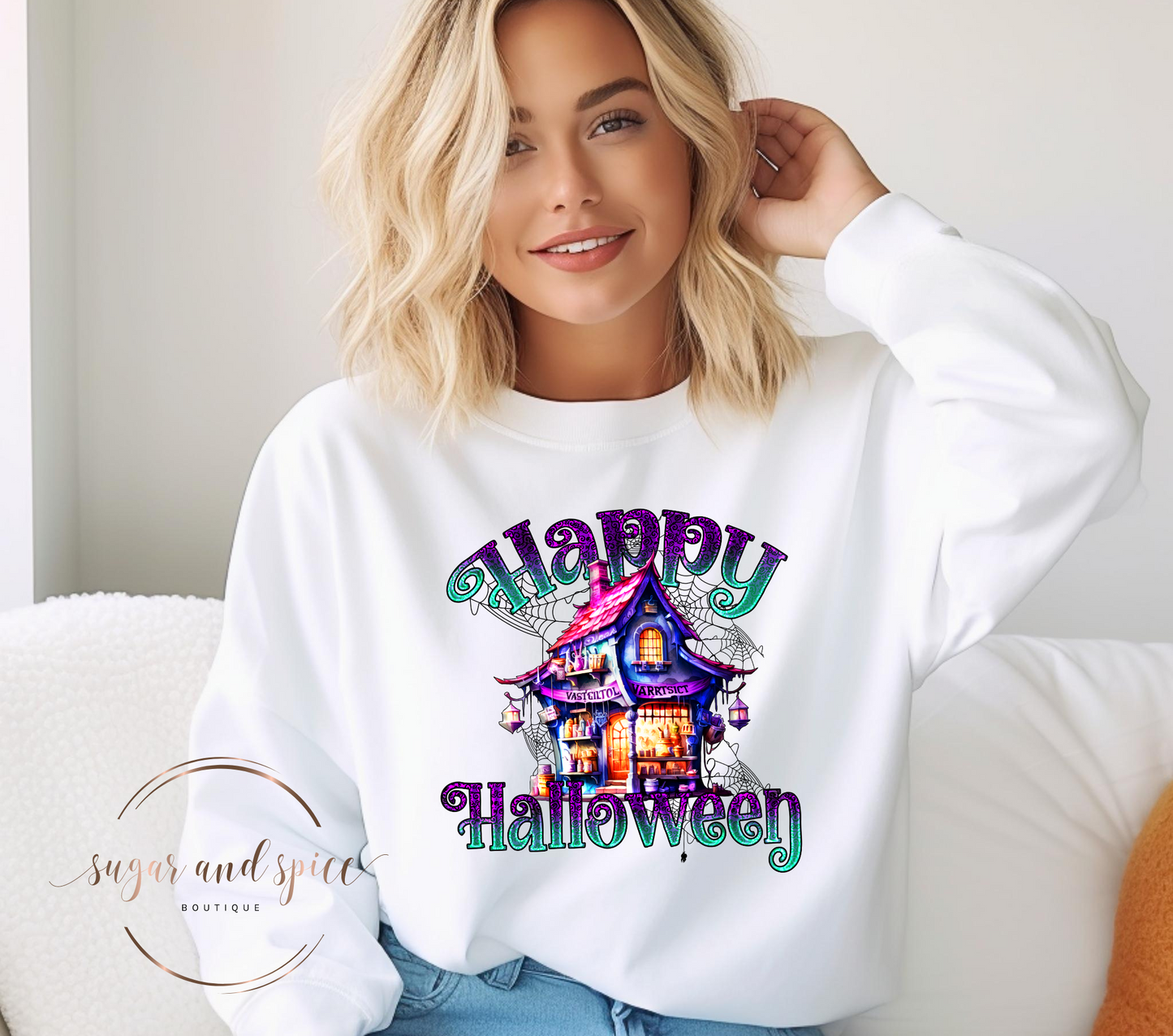 Happy Halloween Crewneck Sweatshirt