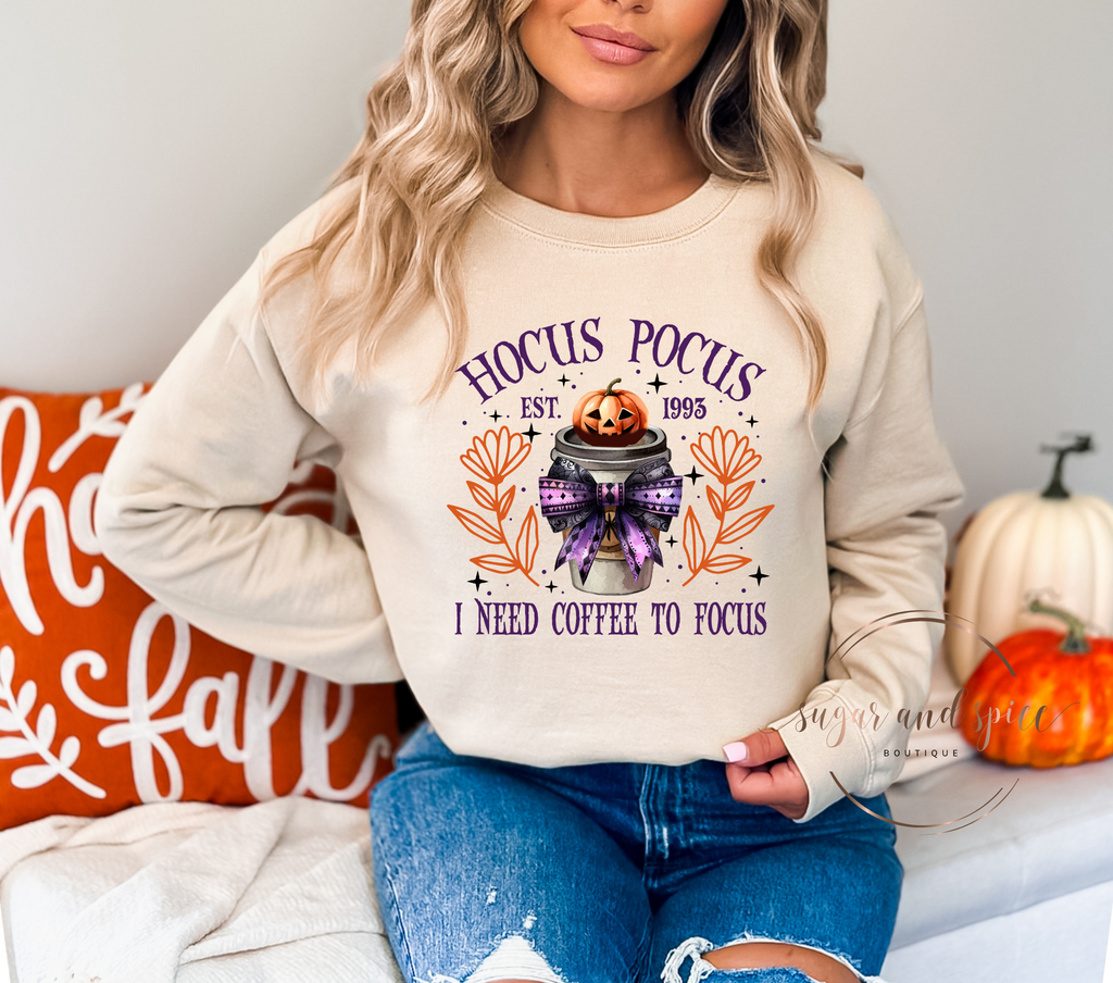 Hocus Pocus Coffee Crewneck Sweatshirt