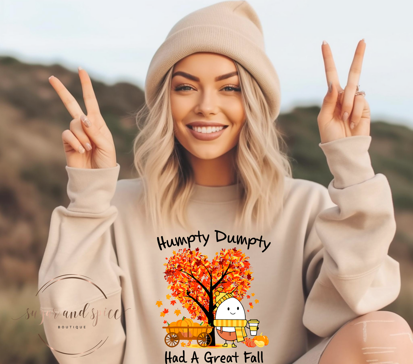 Humpty Dumpty Crewneck Sweatshirt