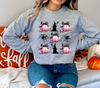 Witches and Pink Pumpkins Crewneck Sweatshirt